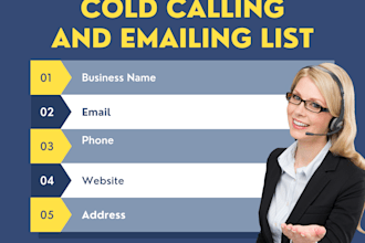 build targeted cold calling and emailing lists
