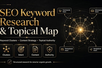 do keyword research and create an SEO topical map