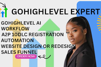 build your workiz and gohighlevel funnel website workflows and ai automation