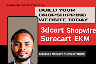 create shopwired ekm volusion ecwid duda shift4shop product website store design