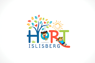 design amazing childcare, education kids, and children logo
