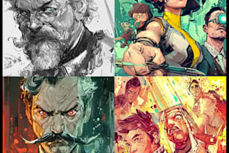 create comic book art