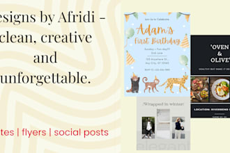 be your canva expert for all kinds of designs