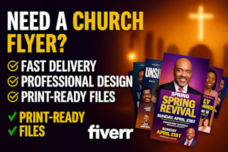design  church flyer design, event flyer , social media flyer
