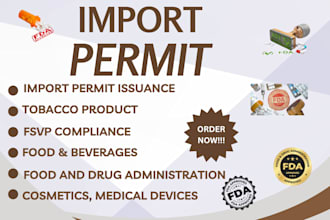 do fda registration, fsvp, drugs, medical devices import permit