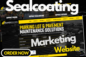 be your sealcoating marketing expert, sealcoating website, asphalt and driveaway