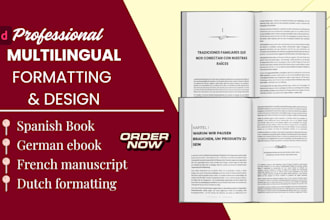 format, design spanish book german ebook french manuscript dutch formatting kdp