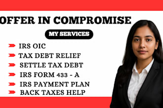 help settle tax debt and negotiate offer in compromise