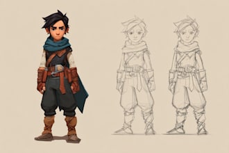 draw 2d games, characters and environments, fantasy