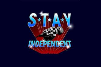 design independent artist podcast logo