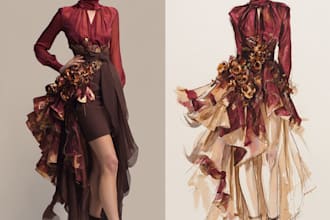 create factory support fashion tech pack designs