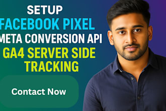 setup facebook pixel meta conversion api ga4 server side tracking