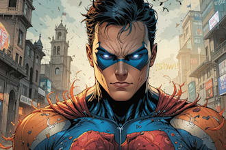 draw superhero comic artist graphic illustration nsfw comic