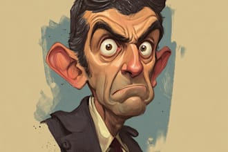 draw cartoons and caricatures