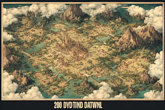 do map illustration map design fantasy map maker cartography city map vector map