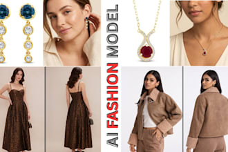 create ai models wearing your product or garment, ai clothing model image, video