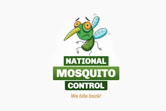 design best quality national mosquito control logo