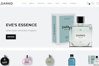 design perfume shopify store fragrance perfume store cologne dropshipping store
