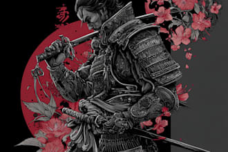 design professional japanese tattoo design asian style