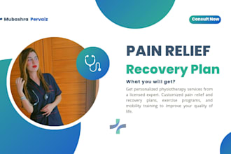 provide expert advice and exercise plans for pain relief and recovery
