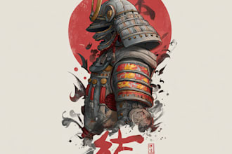 design professional japanese, asian style tattoo design