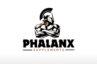 design supplement brand logo