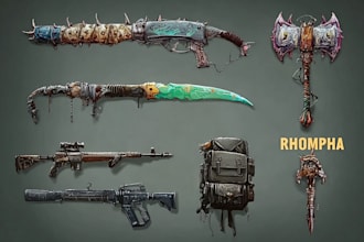 design your fantasy and dnd weapons