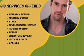 write research and case studies on genetics, child development, ethics