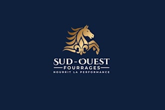 design awesome horse racing logo