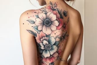 create a watercolor tattoo design