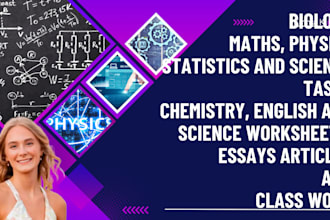 help in maths, physics, chemistry, and biology research