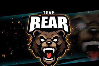 do animal mascot, eagle, wolf, bear, tiger, fox or lion logo