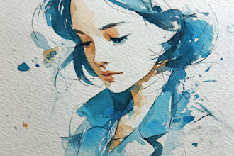 do a watercolor illustration