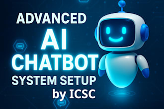 setup a powerful advanced ai chatbot system with custom data