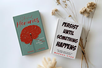 do professional book cover design or kindle cover design