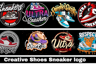 make a logo for your brand  sneaker store or a shoe