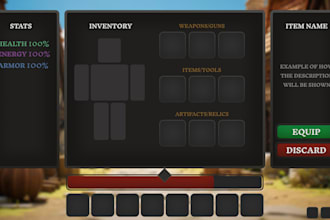 design clean game UI for your game