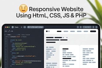 build your PHP website as a full stack developer