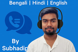 make customer calls and give voice support