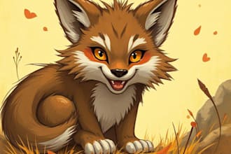 draw art of you furry characters