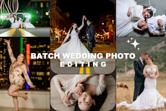 do professional wedding photo batch editing in lightroom