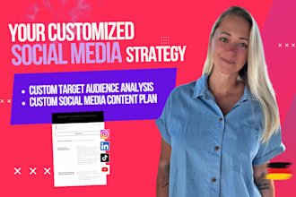 create your custom content plan and target audience analysis for social media