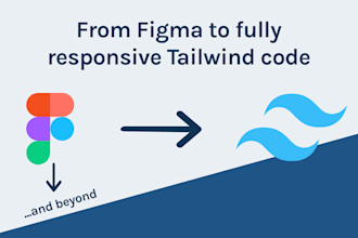 convert your figma or image mockup to responsive tailwind page