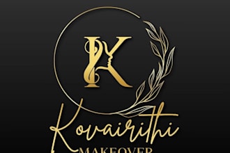 do modern retro barber shop hair stylist salon logo design