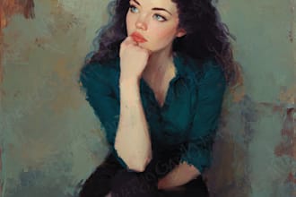 make reproduction of any painting in oil colors