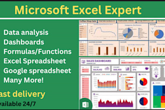 create stunning excel dashboard, excel data analysis, charts