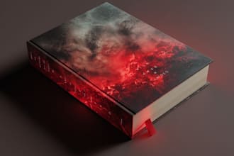 draw minimalist book cover design layout kindle for print