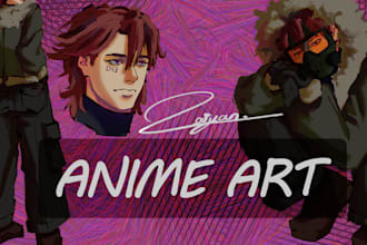 draw stylized anime art