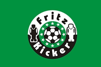 design custom awesome logo for fritz kicker football brand