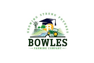 design super agriculture farming company logo